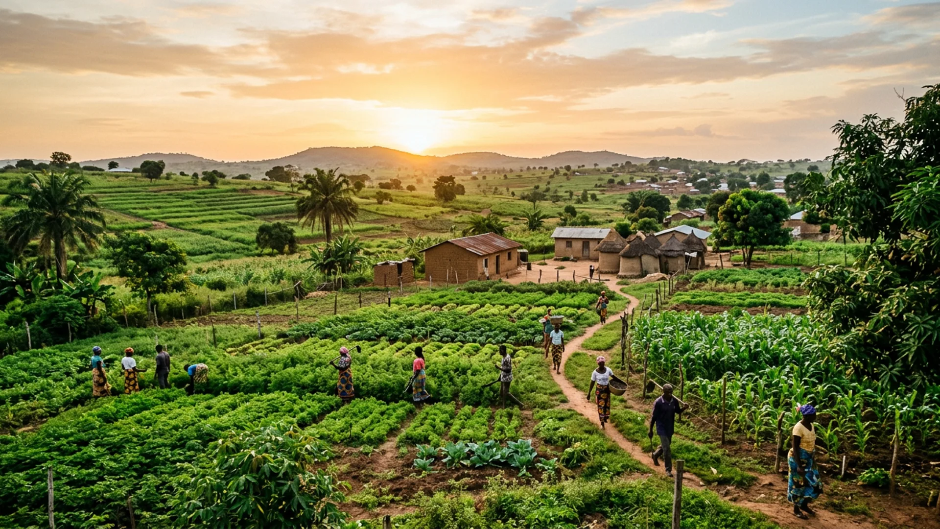 Korau Integrated Farm at dawn